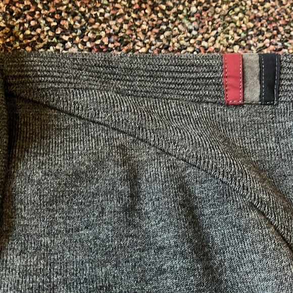 Vintage 80’s retro Men’s thick Lana wool blend ski winter jumper Sweater XL gray - Picture 4 of 14